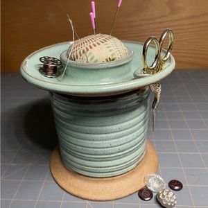Sewing Station Caddie With Pin Cushion
